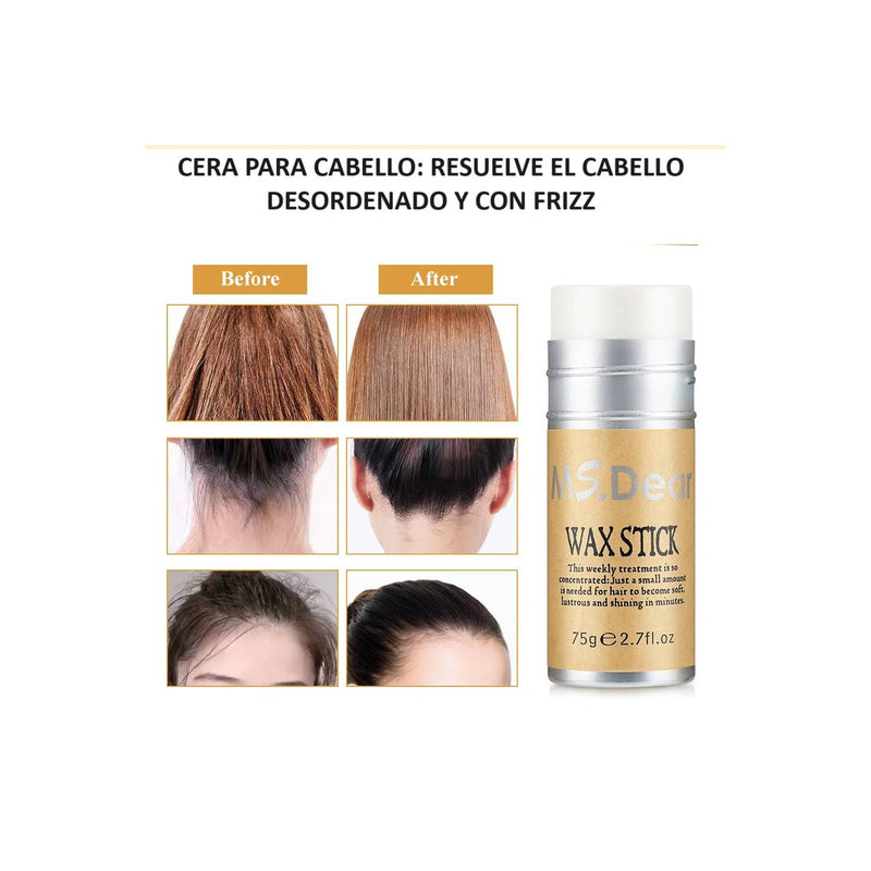 BARRA DE CERA ANTIFRIZZ PARA EL CABELLO