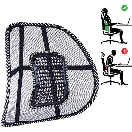 RESPALDO LUMBAR ERGONÓMICO ANTITRANSPIRABLE