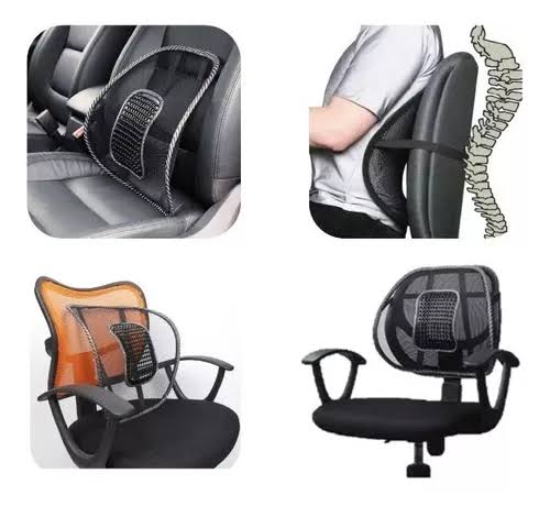 RESPALDO LUMBAR ERGONÓMICO ANTITRANSPIRABLE