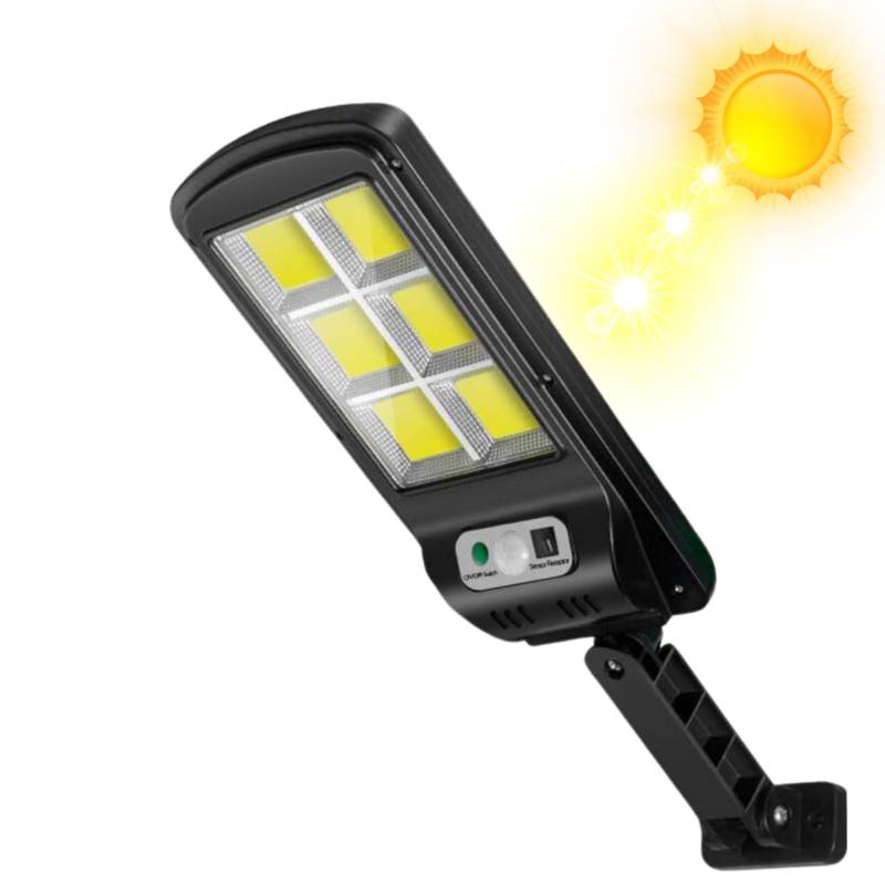 LAMPARA SOLAR - SENSOR MOVIMIENTO -IMPERMEABLE